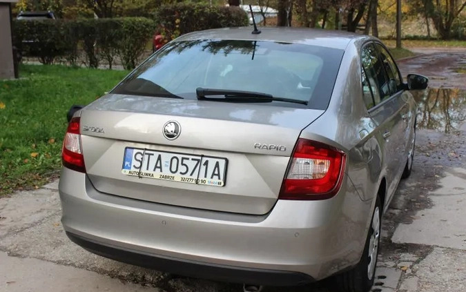 Skoda RAPID cena 39500 przebieg: 115000, rok produkcji 2017 z Brzozów małe 67